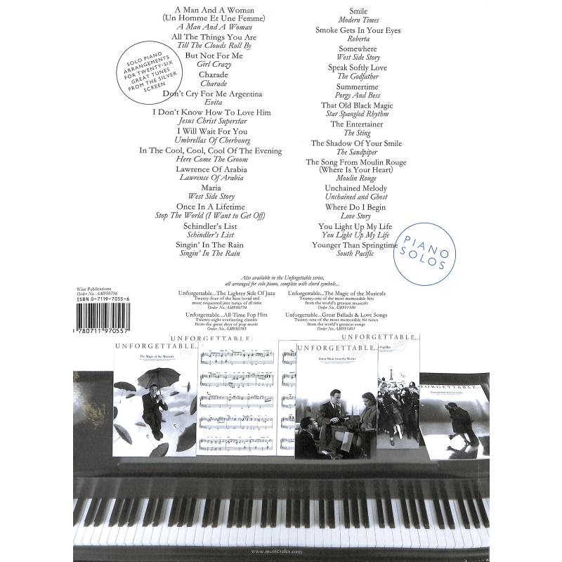 Unforgettable - great music from the movies