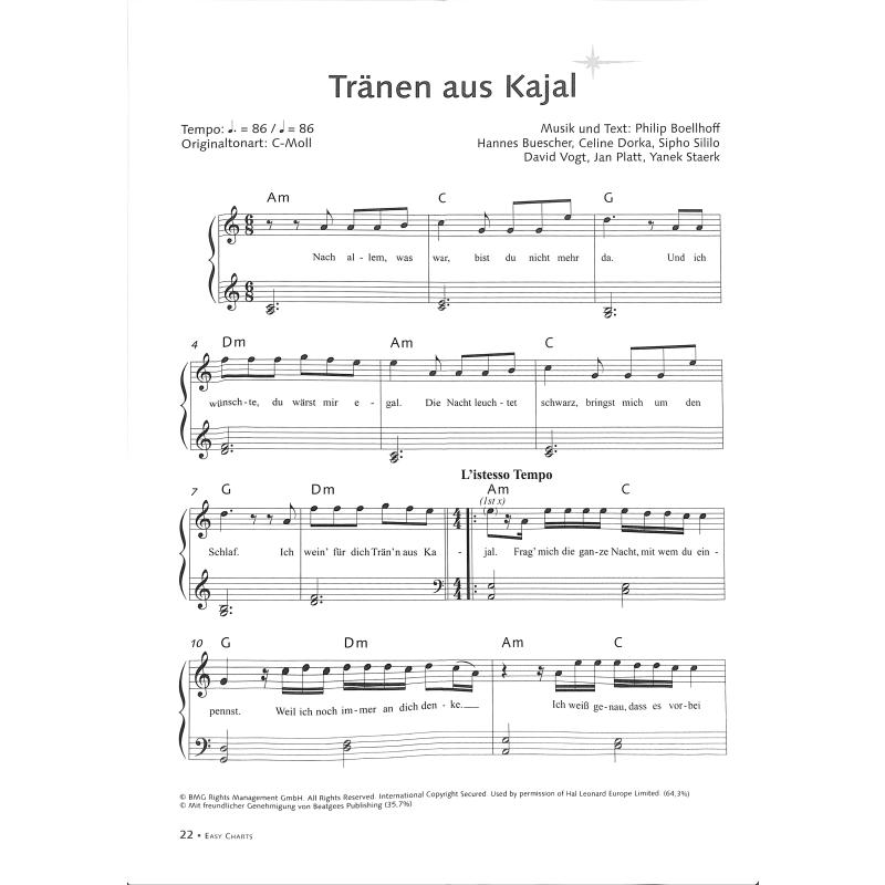 Easy Charts - deutsche Hits 3