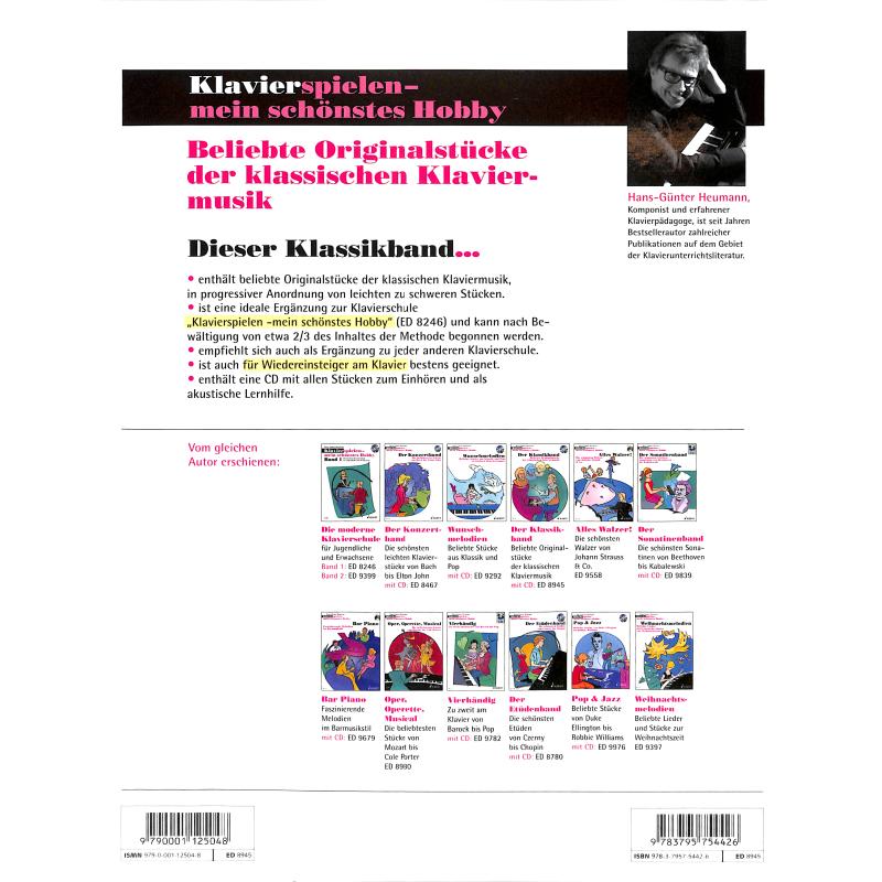 Der Klassikband | Beliebte Originalstücke der klassische Kla