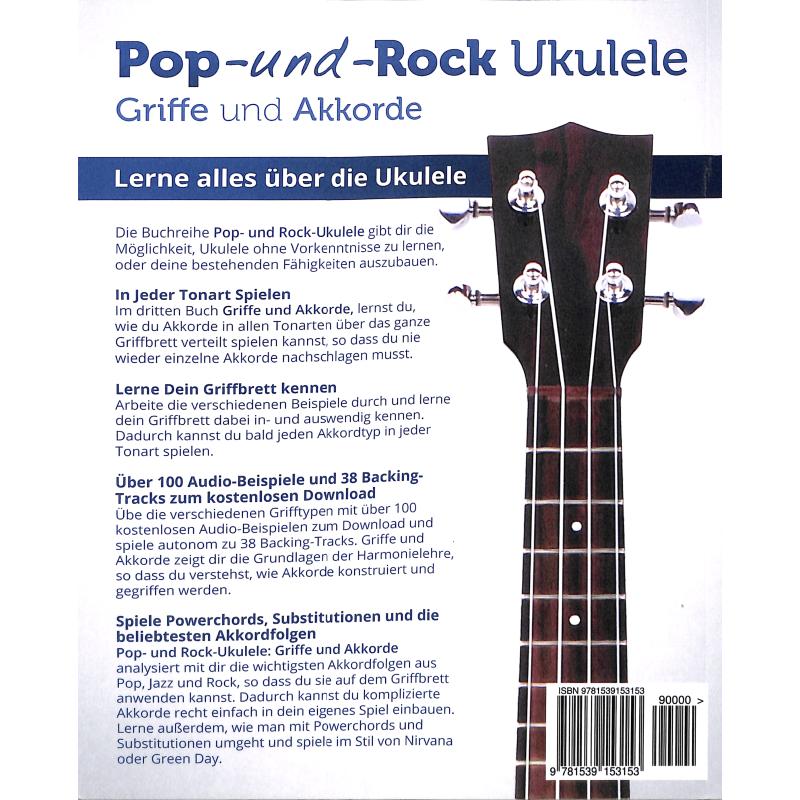 Pop + Rock Ukulele - Griffe und Akkorde