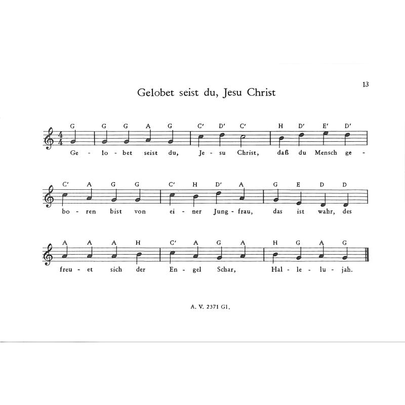 Melodien für das Glockenspiel 3 - Weihnachtslieder