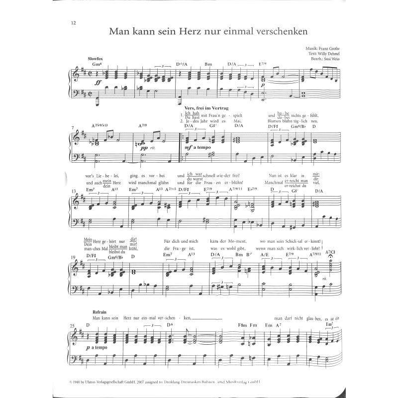 Schlager + Chansons der 20er bis 40er Jahre