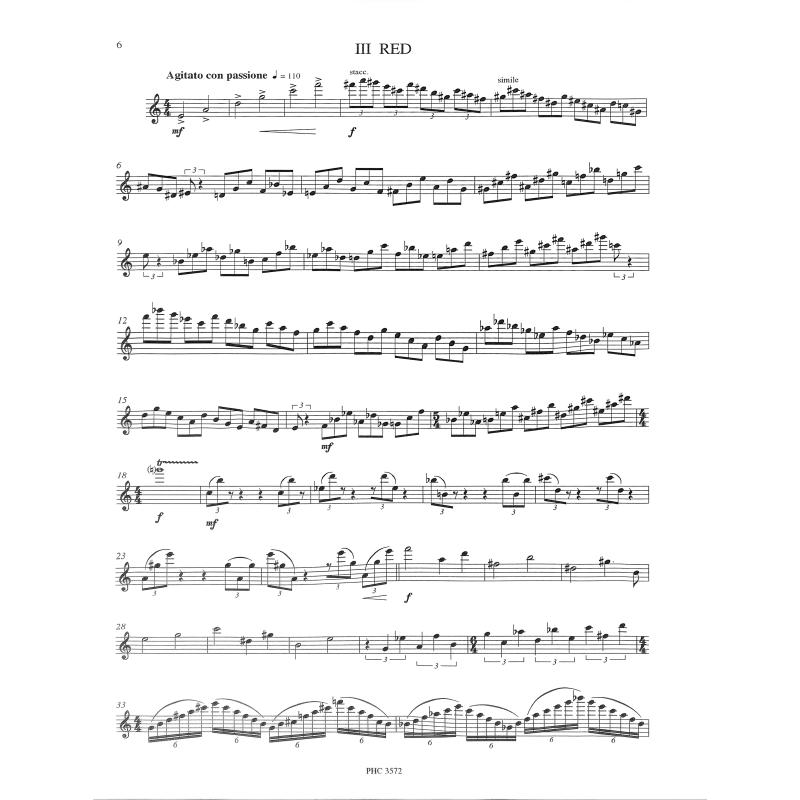 Colours for flute