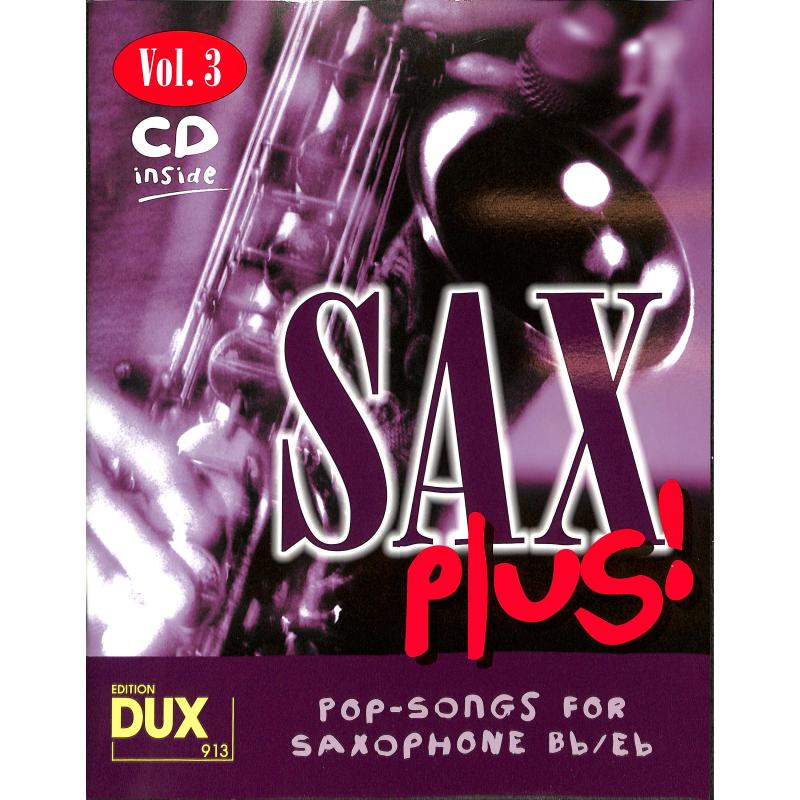 Sax plus 3 - Pop Songs for saxophone