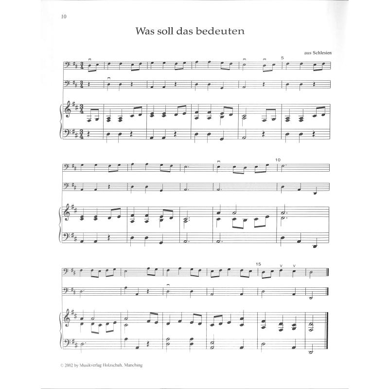 Weihnachtliches musizieren