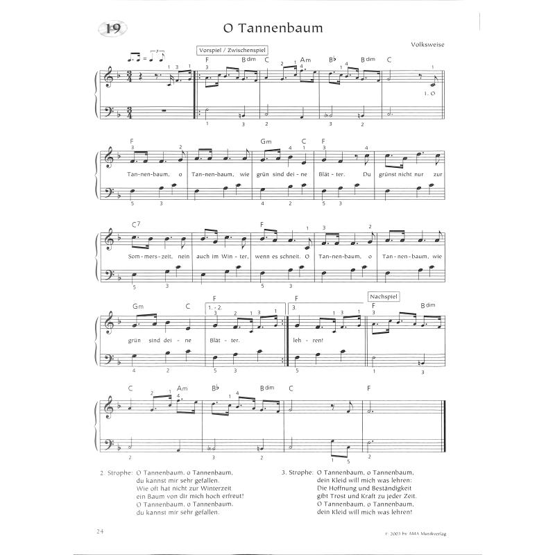 Leuchtende Weihnachtstasten