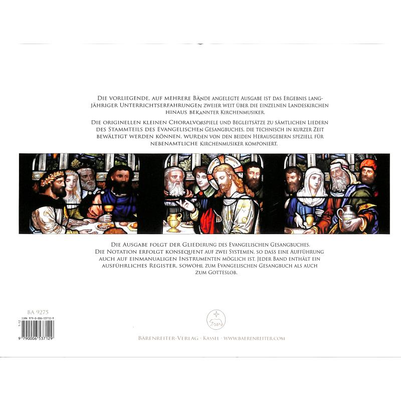 Kleine Choralvorspiele + Begleitsätze zu den Liedern des EG