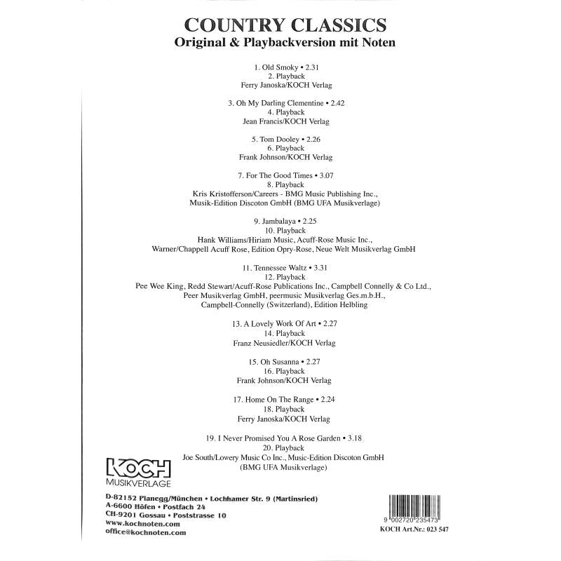Country classics
