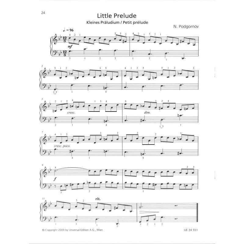 Graded pieces for piano 1