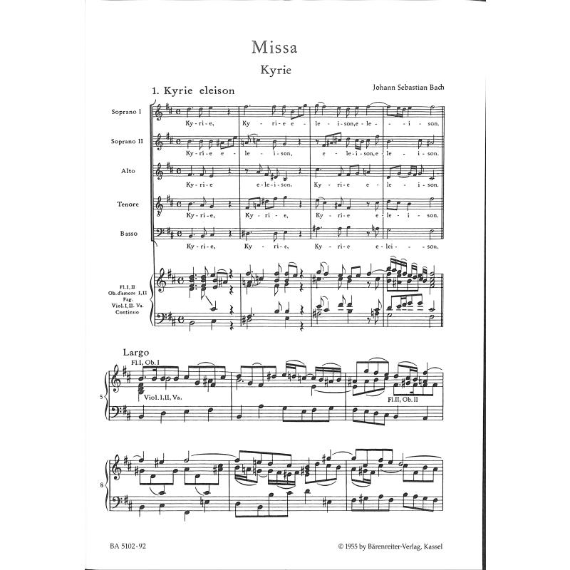 Messe h-moll BWV 232