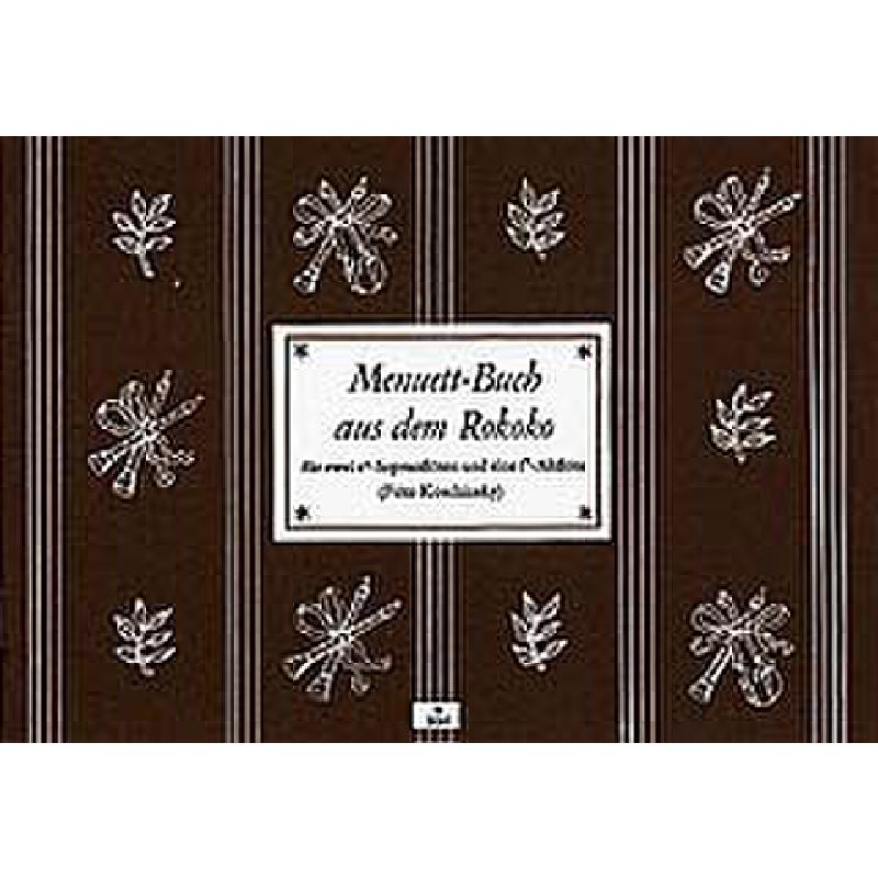 Menuettbuch aus dem Rokoko