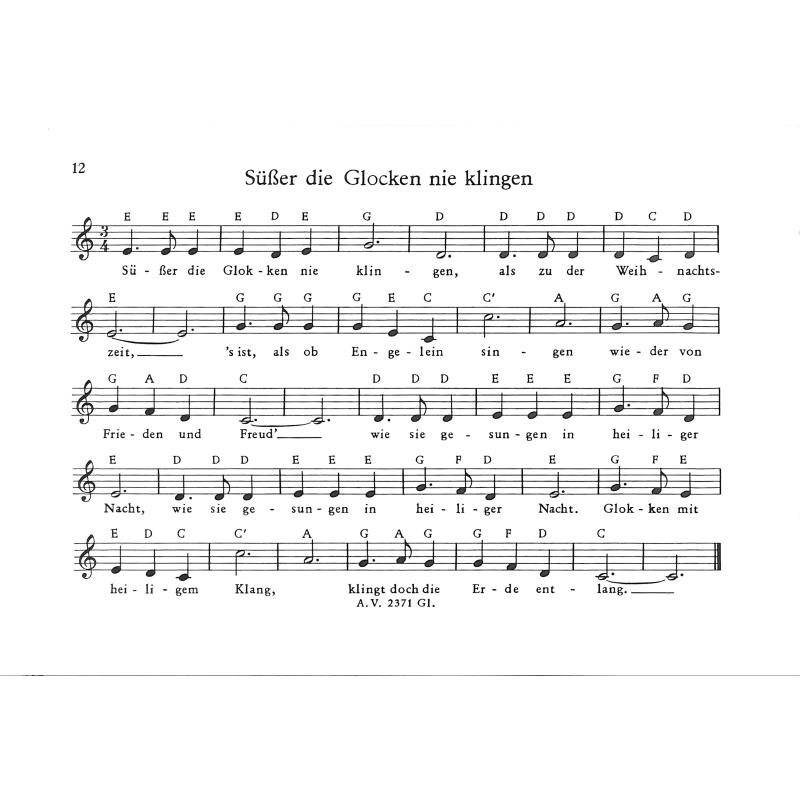 Melodien für das Glockenspiel 3 - Weihnachtslieder