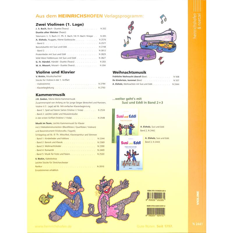 Susi + Eddi 1 Geigenschule für Kinder