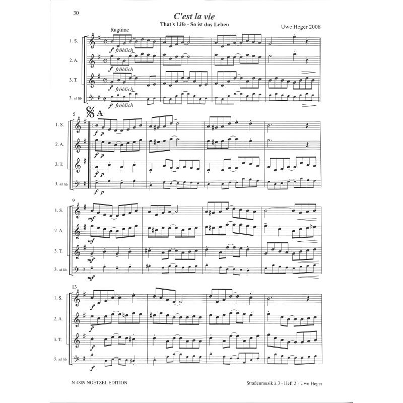 Strassenmusik a 3 Bd 2