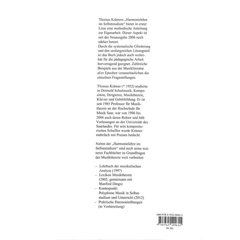 Harmonielehre zum Selbststudium
