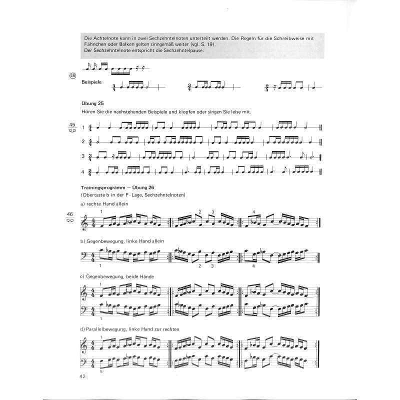 Klavierschule für Erwachsene 1 - Grundstufe