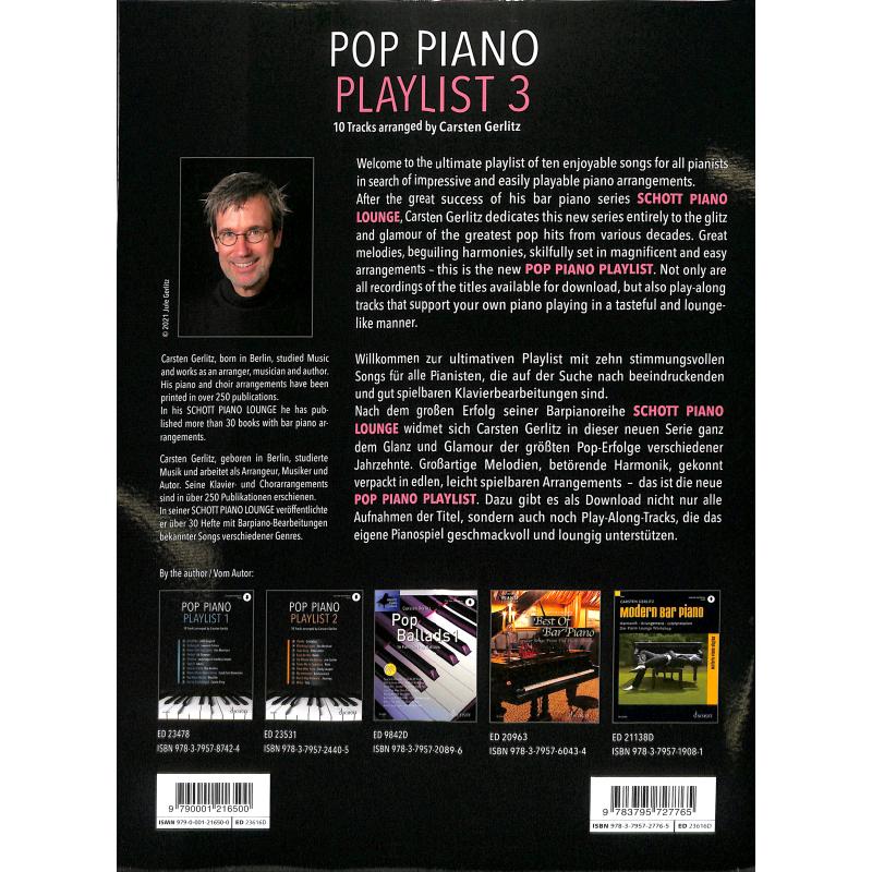 Pop piano playlist 3
