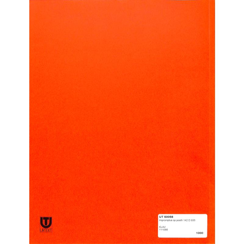 Impromptus op posth 142 D 935