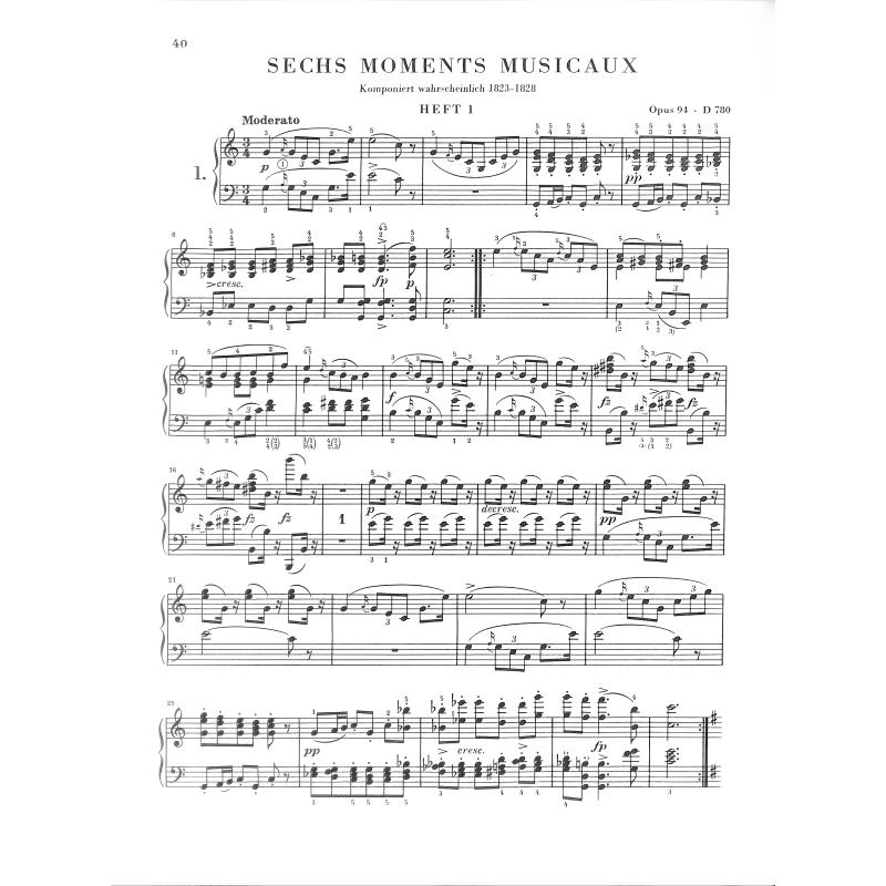 Impromptus + Moments musicaux