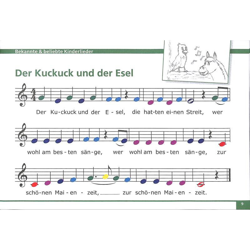 Meine bunten Noten für Klavier Keyboard Melodica + Triola |