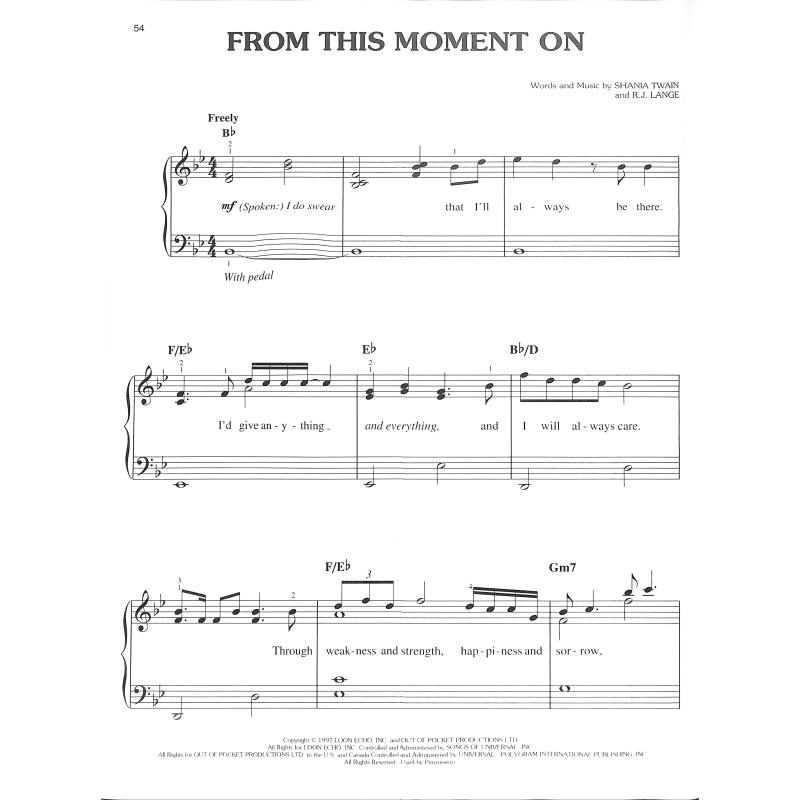 The new complete wedding songbook