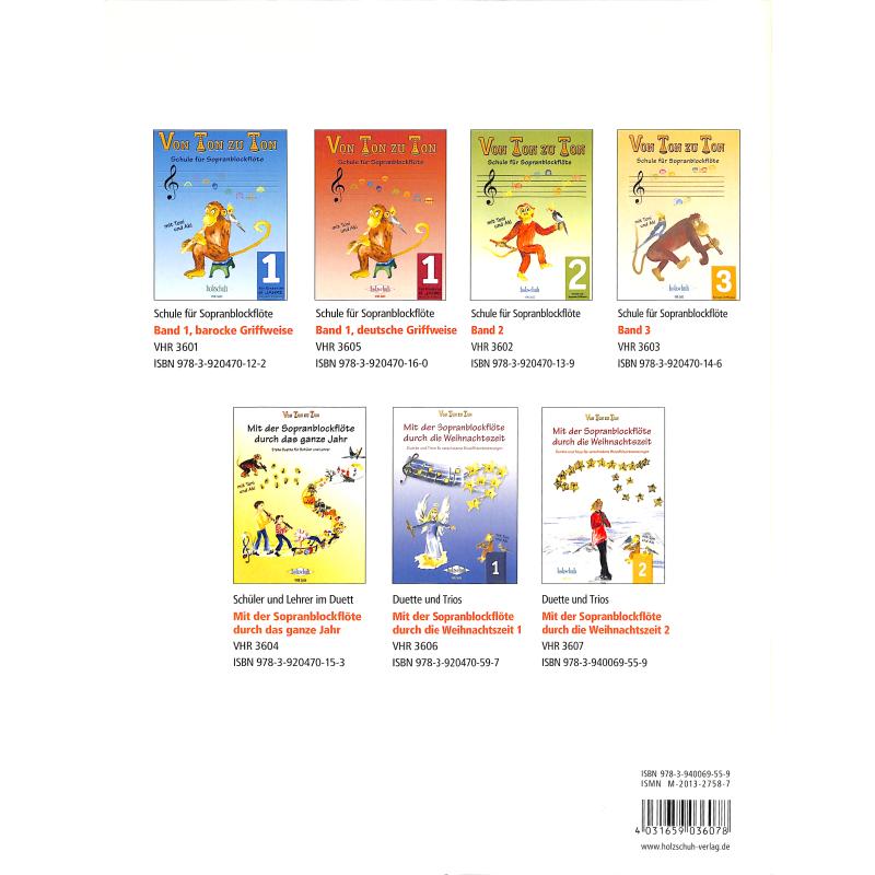 Von Ton zu Ton - mit der Sopranblockflöte durch die Weihnach