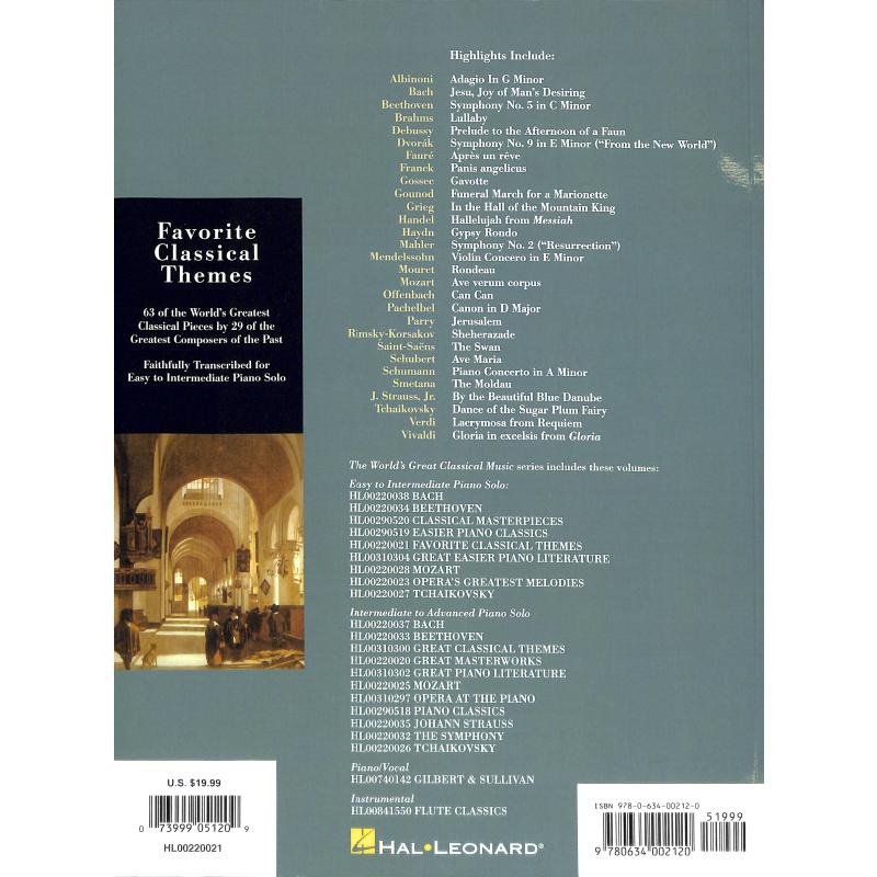 Favorite classical themes