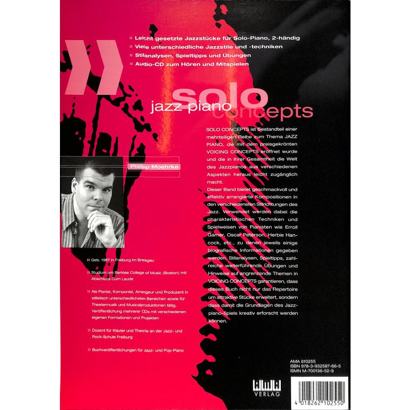 Jazz piano solo concepts