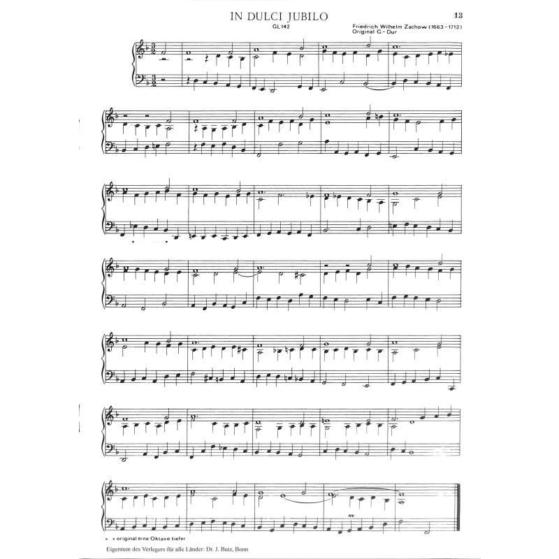 Weihnachtliche Orgelmusik der Barockzeit