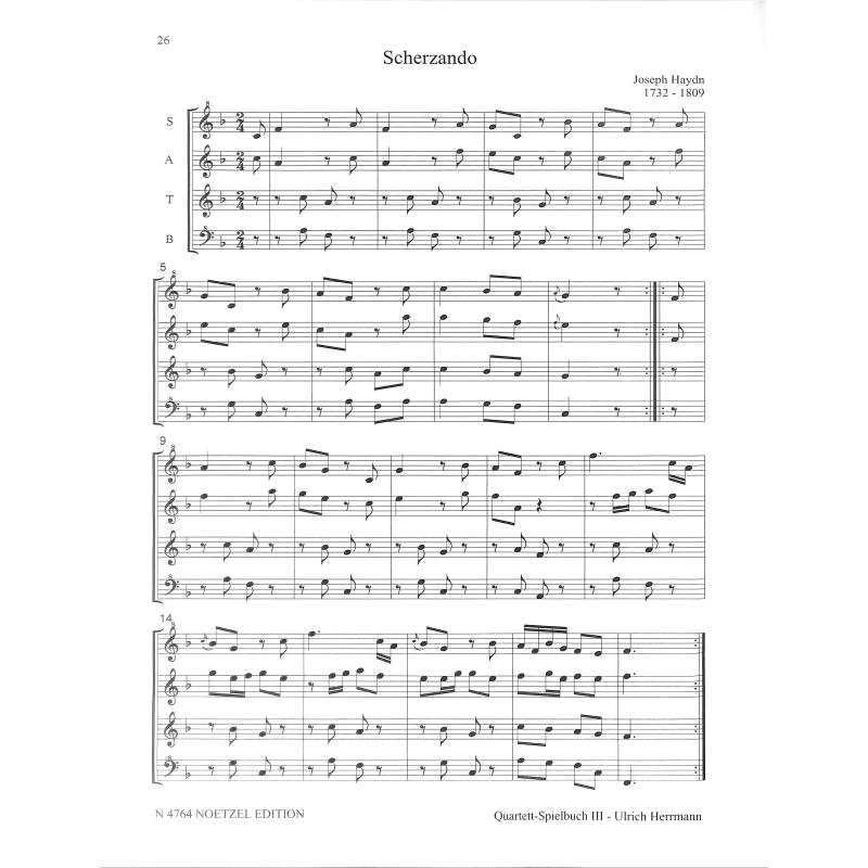 Quartett Spielbuch 3