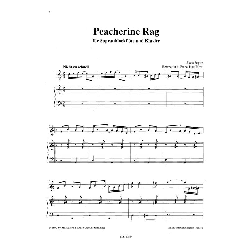 Peacherine Rag / sunflower slow drag
