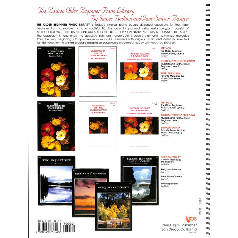 Easy piano classics