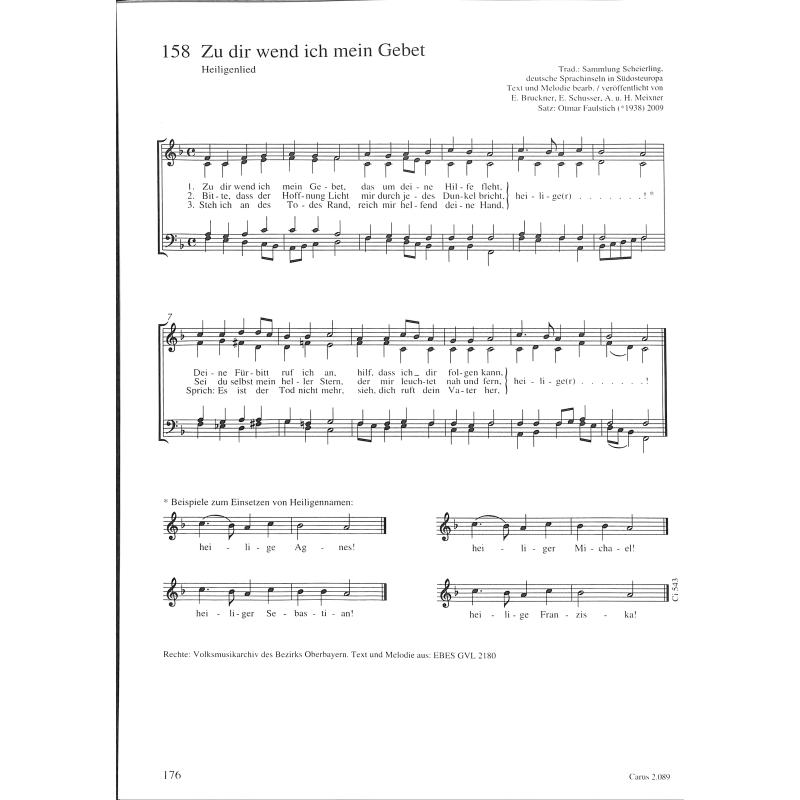 Chorbuch Kirchenjahr