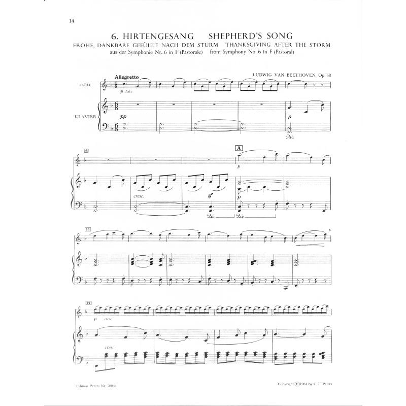 Flute Album 1 - 12 well known pieces
