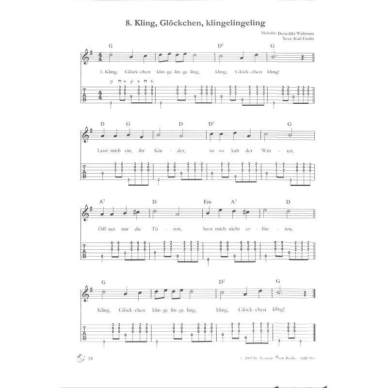 Weihnachtslieder einfach begleiten mit Gitarre