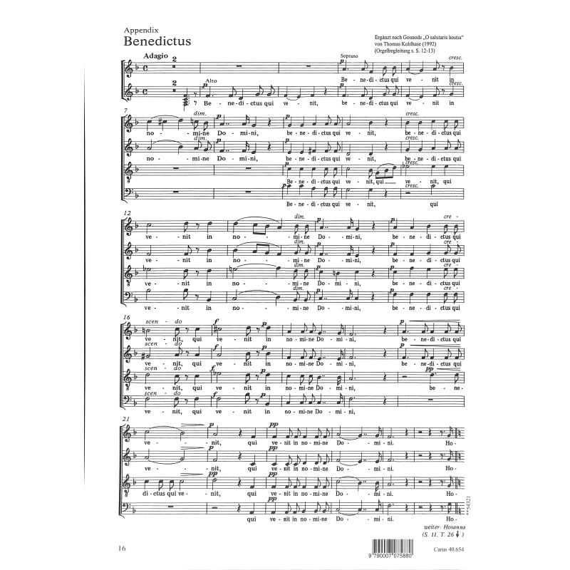 Messe breve 7 C-Dur