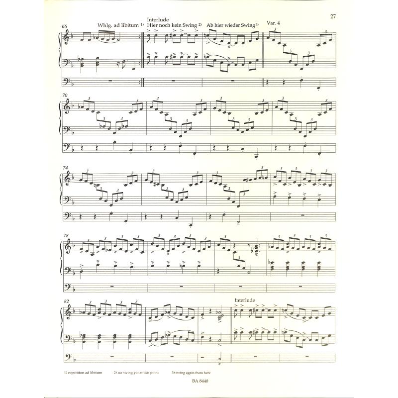 Jazz inspirations for organ 1