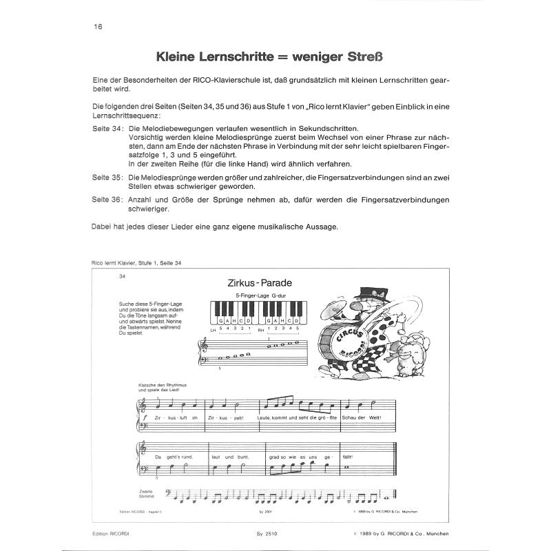 Musik wird lebendig - Lehrerinformation