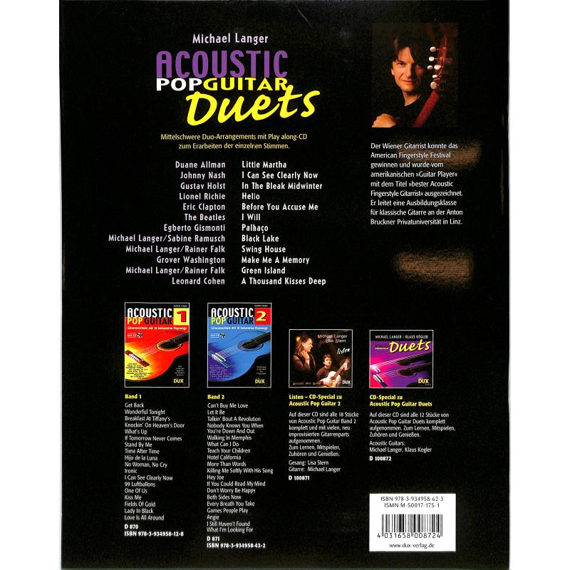Acoustic Pop guitar Duets