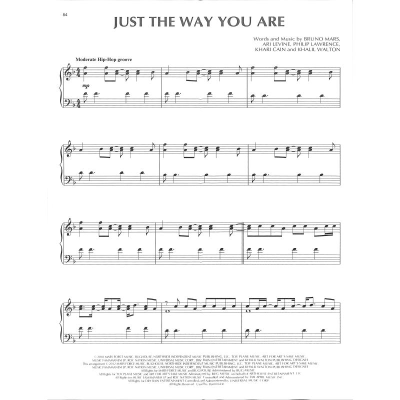 Favorite Pop piano solos