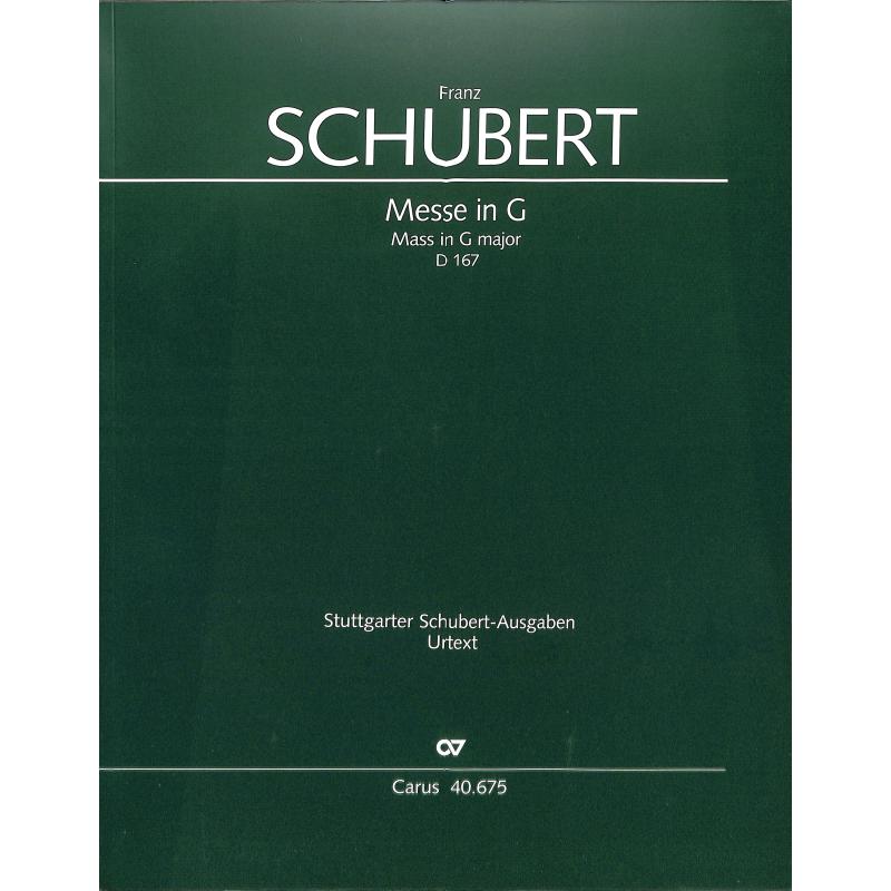 Messe G-Dur D 167 (Klosterneuburg)