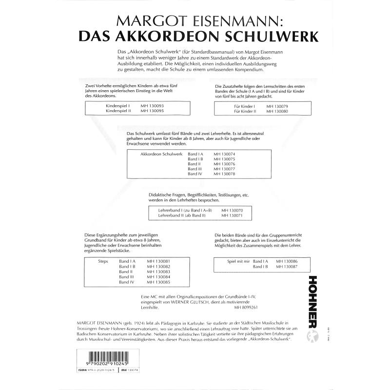Akkordeon Schulwerk 1 a