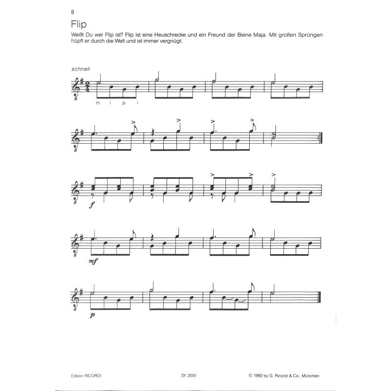 Spielsachen 1 - 14 Solostücke für den Anfang
