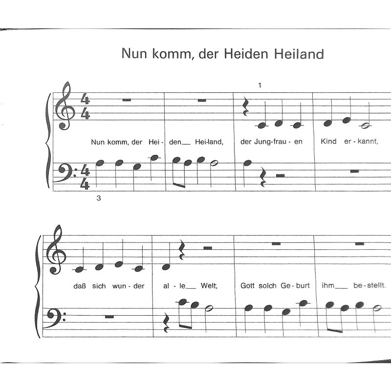 Erste Weihnacht am Klavier