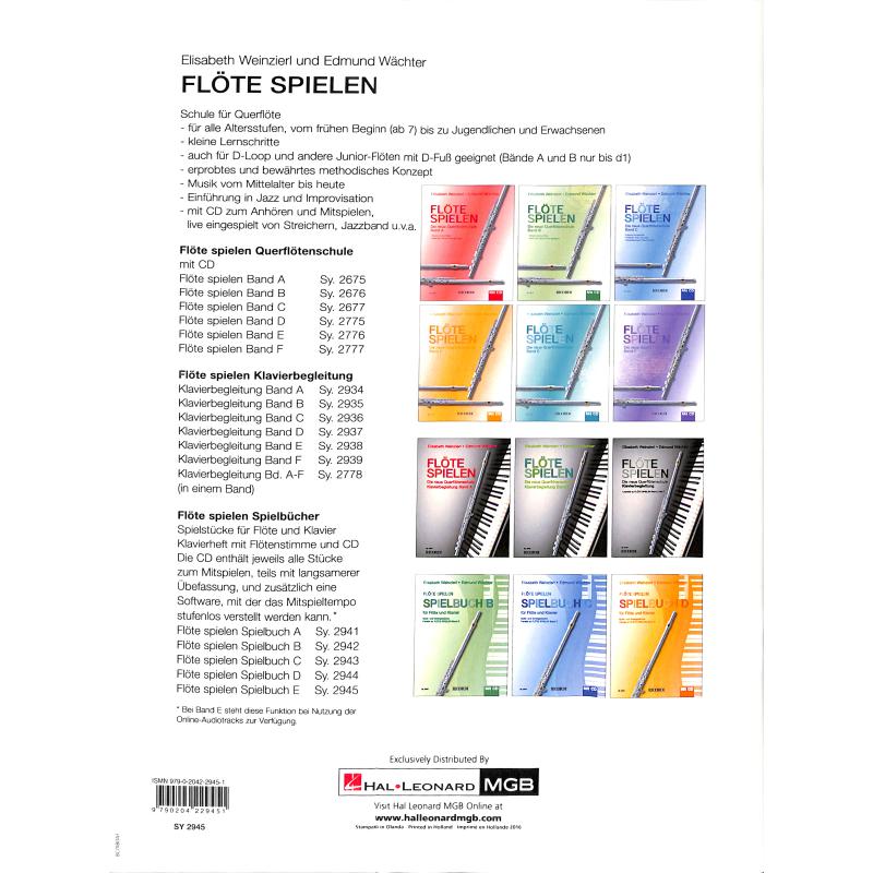 Flöte spielen E - Spielbuch