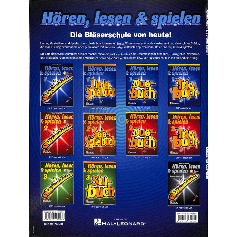 Hören lesen + spielen 1 - Schule