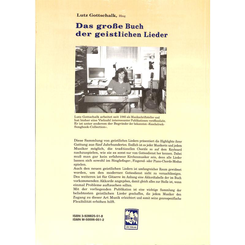 Das grosse Buch der geistlichen Lieder