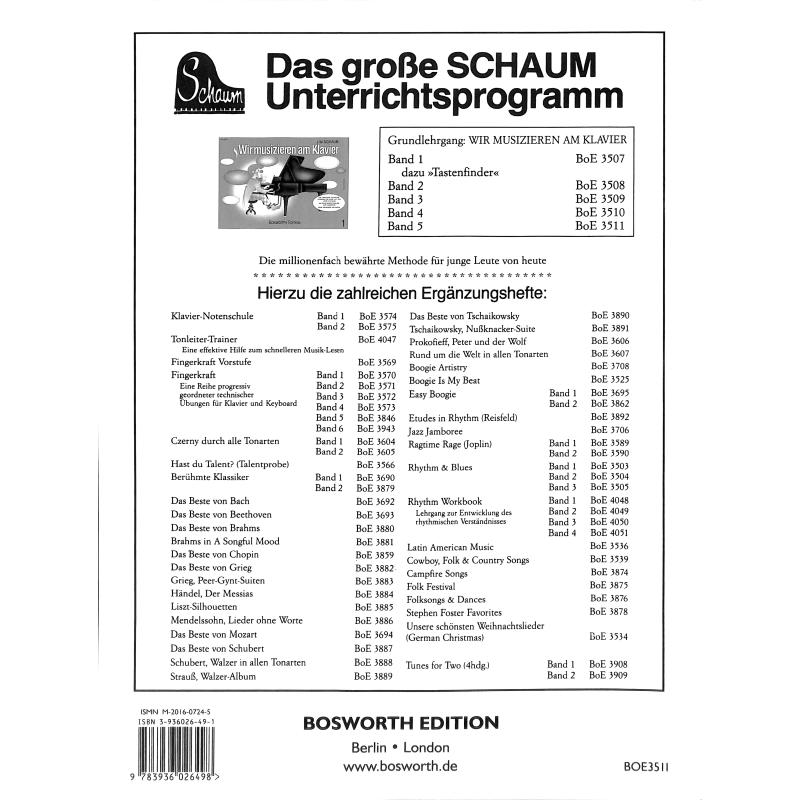 Wir musizieren am Klavier 5