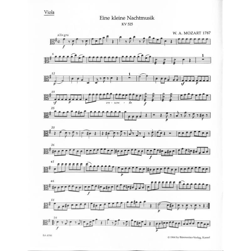 Eine kleine Nachtmusik G-Dur KV 525