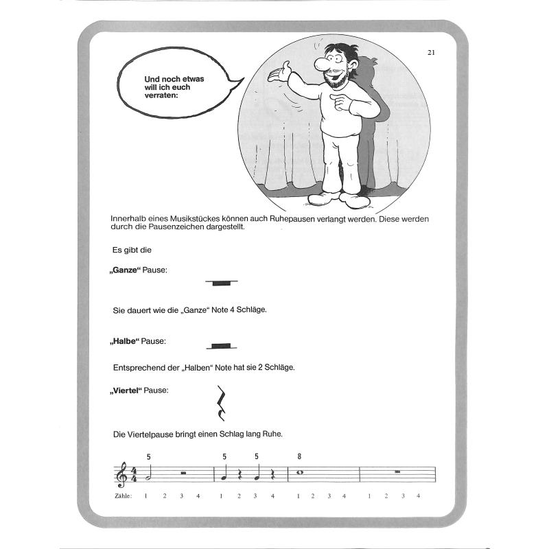 Einfaches Orgelspiel nach Zahlen
